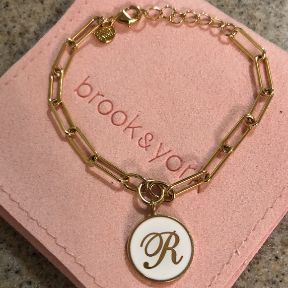 Brook&York Callie white enamel bracelet new in box - Picture 7 of 13